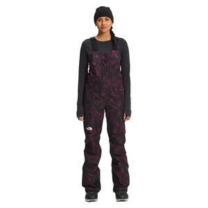 The North Face Women's Freedom Bib Roxbury Pink Half Floral Print Small Short